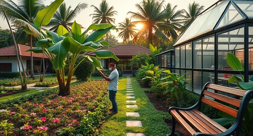 Professional garden maintenance and lawn care services